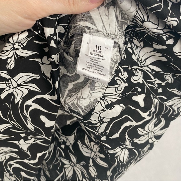 St. Roche NWT Woodrow Top Cropped Organic Cotton Women 10 Floral Mushroom Print - Picture 12 of 16